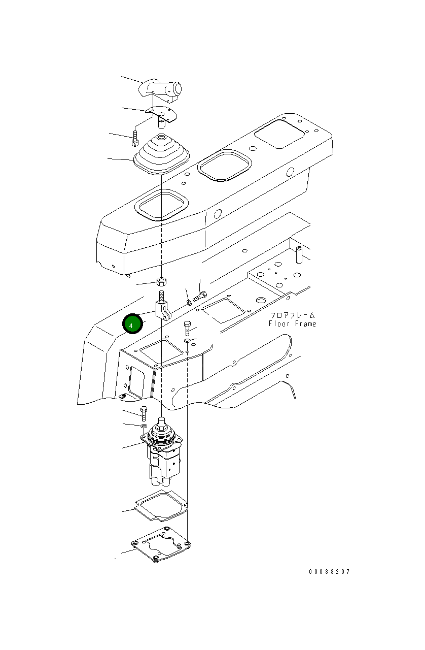 Рычаг 11Y-43-12710 Komatsu