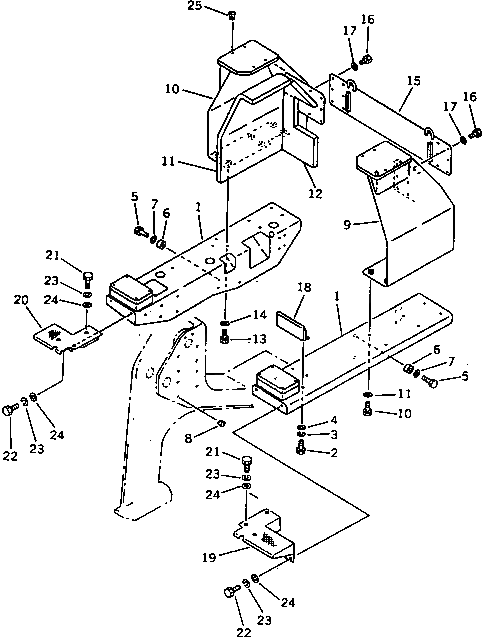 Крышка 131-54-62430 Komatsu