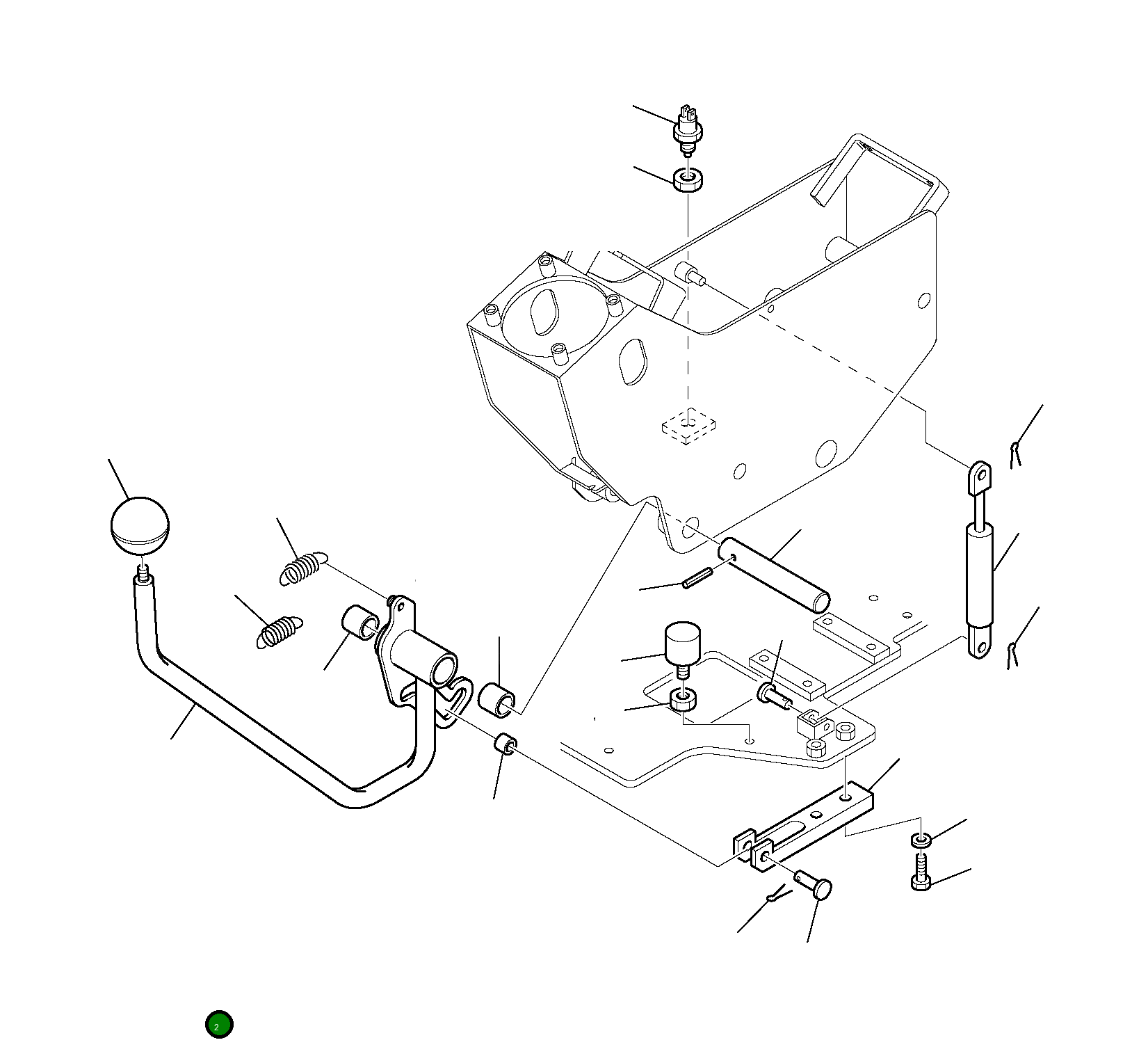 Рычаг 22E-43-11250 Komatsu
