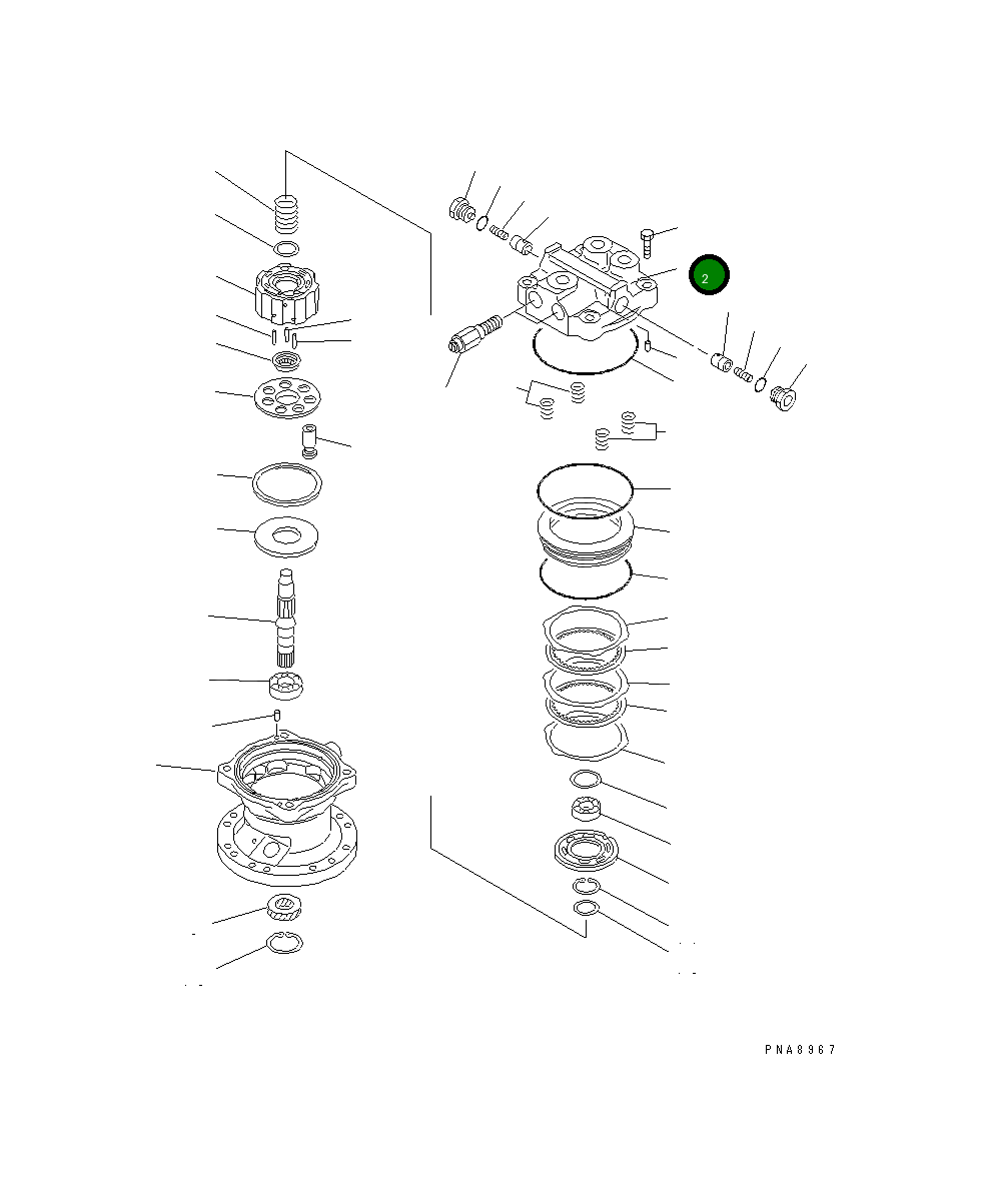 Крышка,END 708-7T-11650 Komatsu