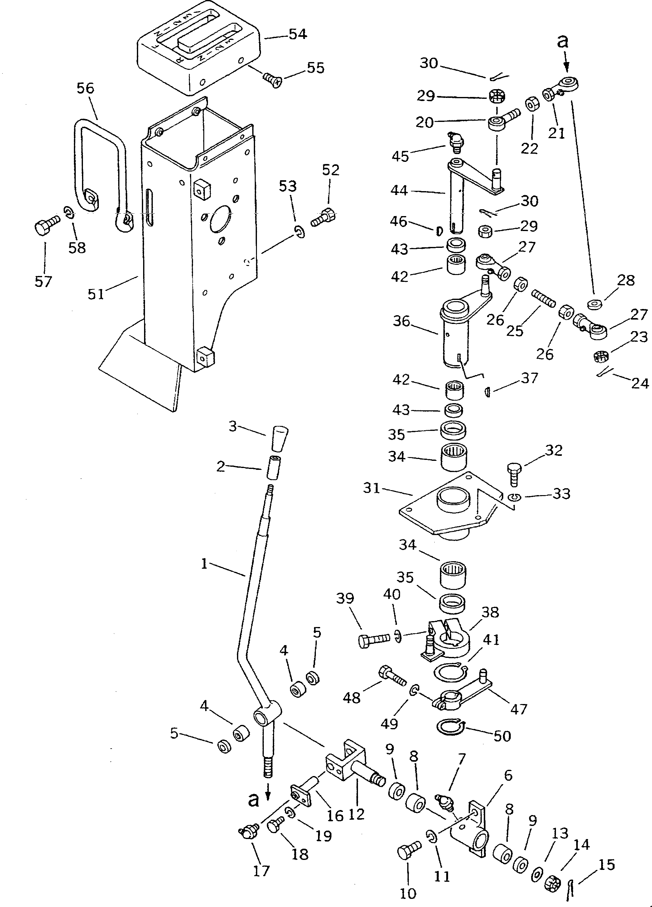 Рычаг 195-43-21143 Komatsu