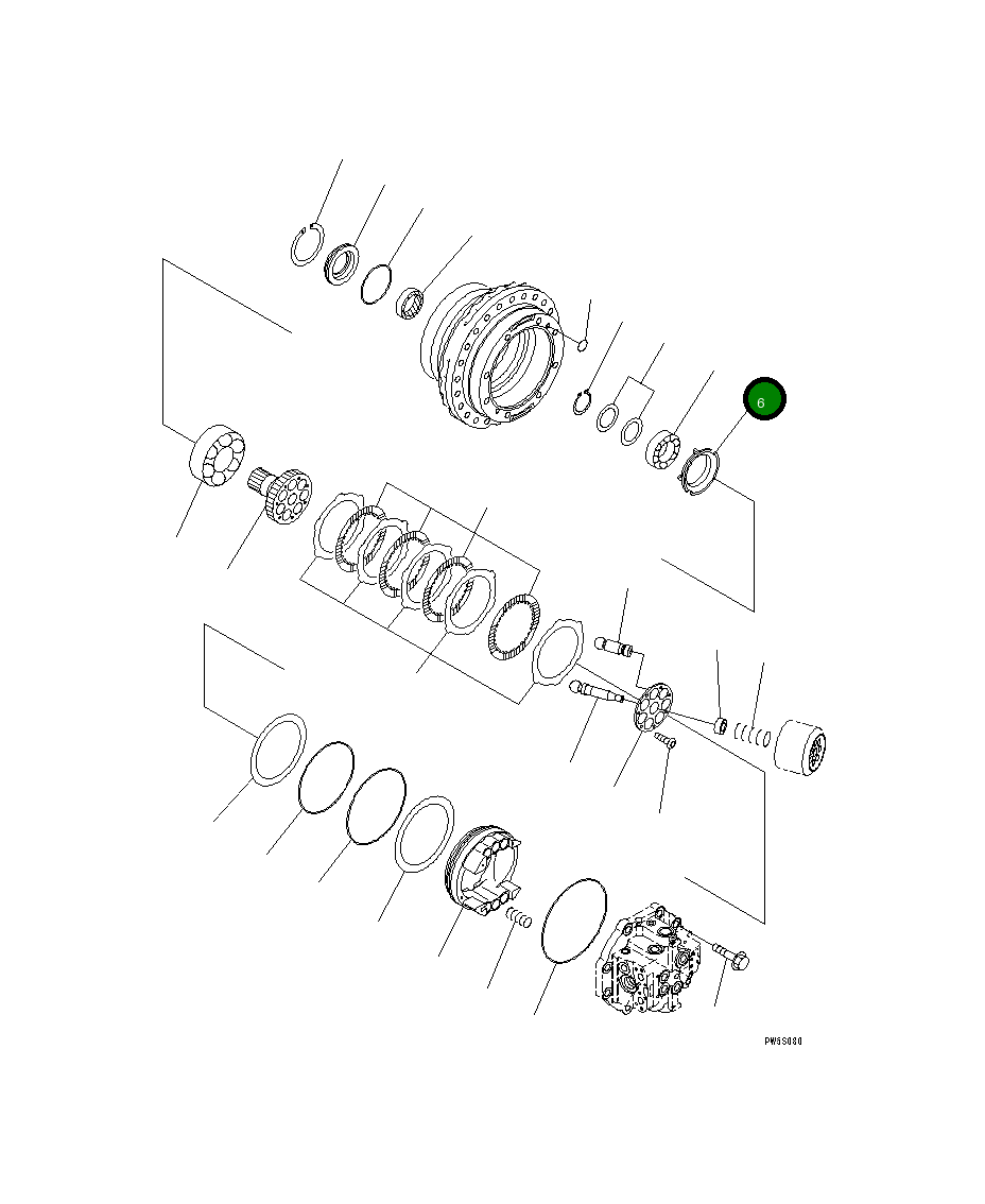 Подшипник 706-88-40890 Komatsu
