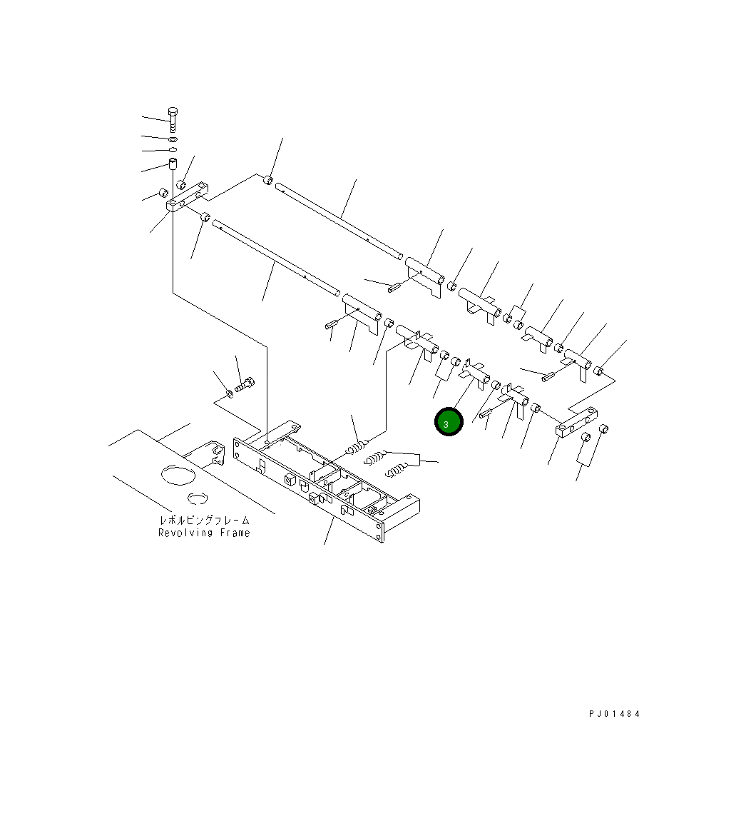 Рычаг 20X-43-21431 Komatsu