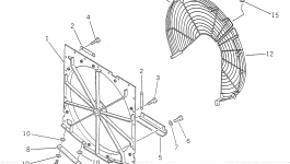 Защитный кожух 155-03-15114 Komatsu
