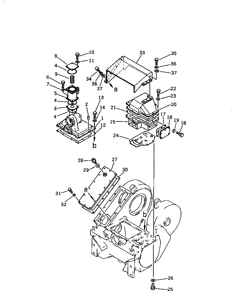 Крышка 144-916-3850 Komatsu