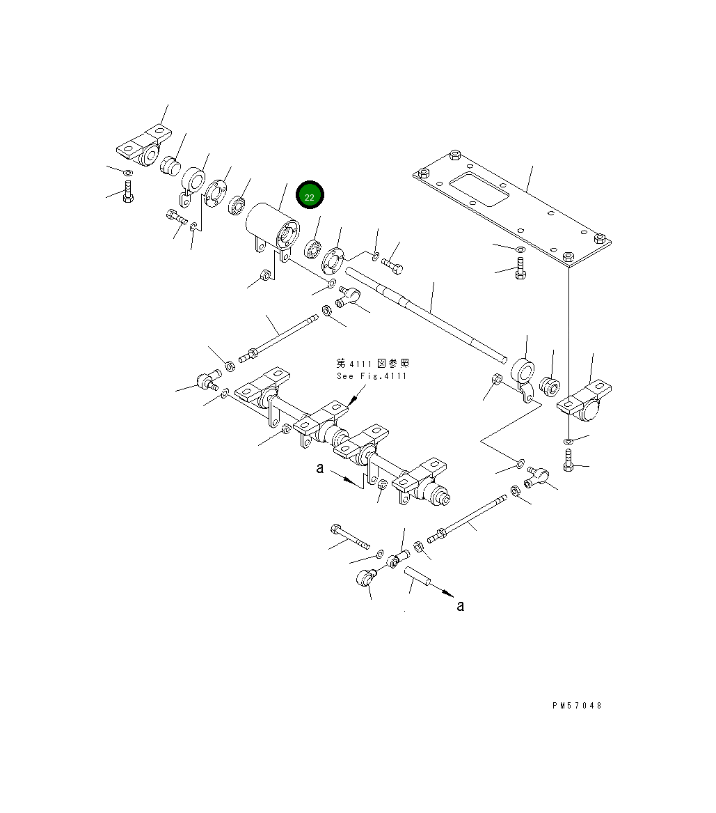 Рычаг 277-43-52290 Komatsu
