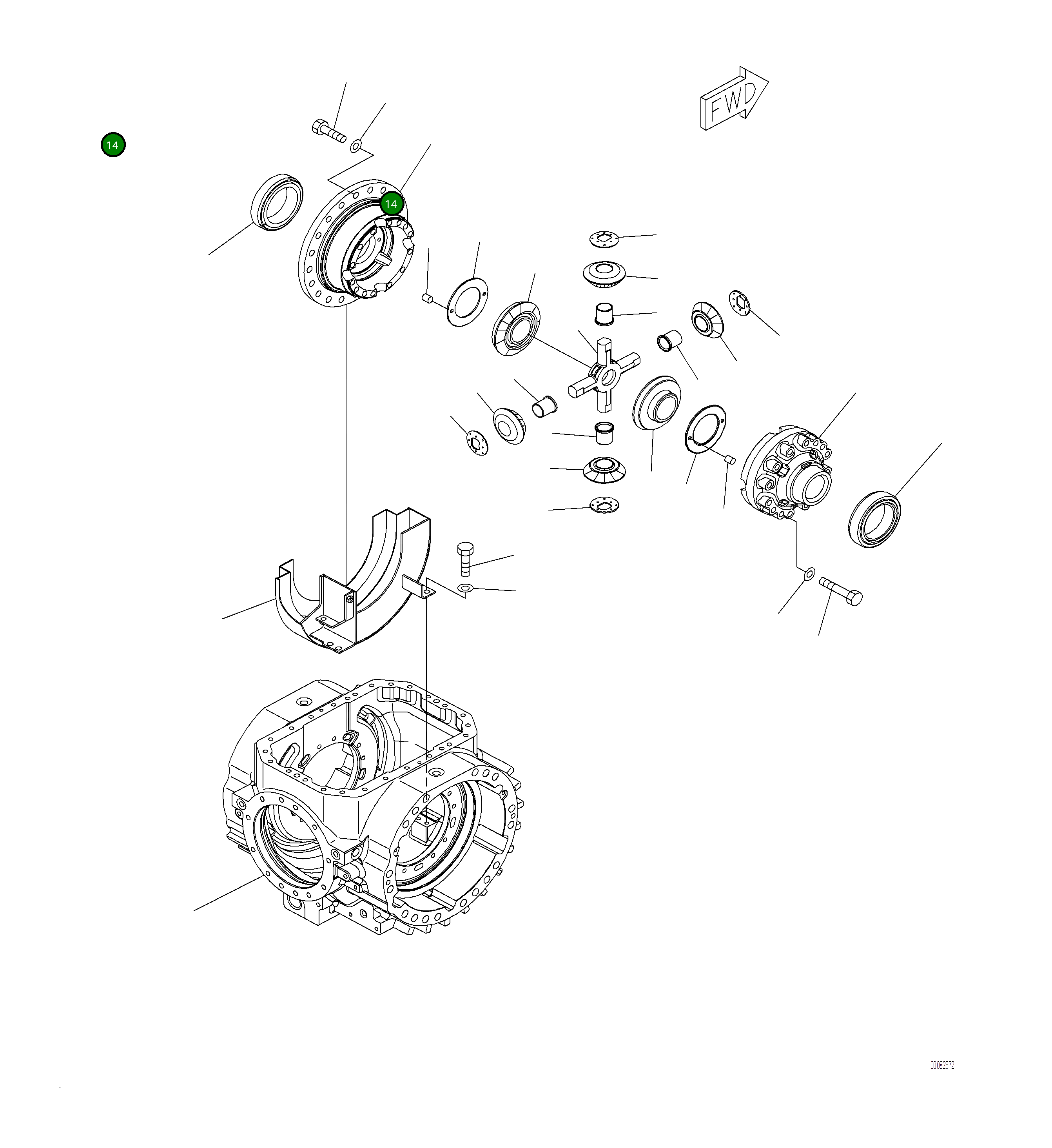 Подшипник 421-22-41850 Komatsu