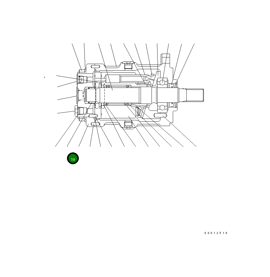 Подшипник KB20461-30406  Komatsu