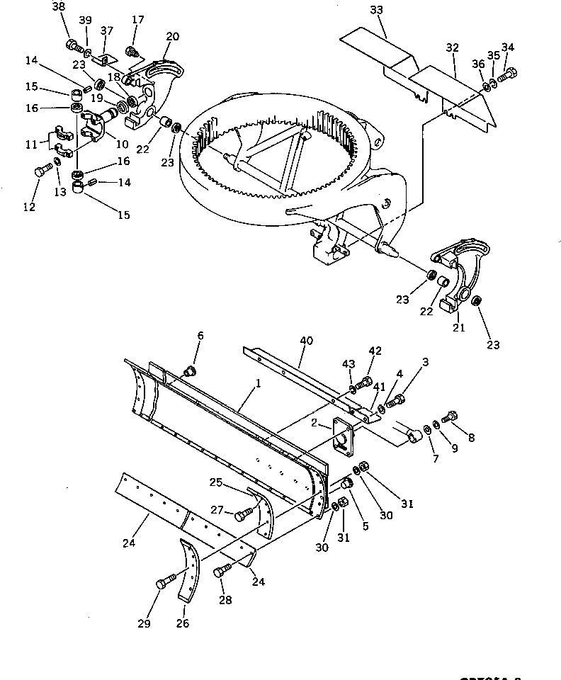 Крышка 232-735-1370 Komatsu