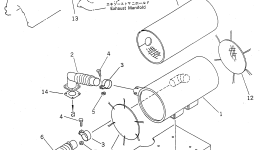 Крышка 415-Z97-2590 Komatsu