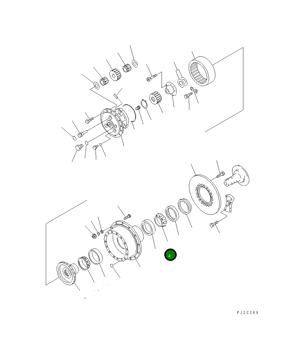 Подшипник 20G-22-12320 Komatsu