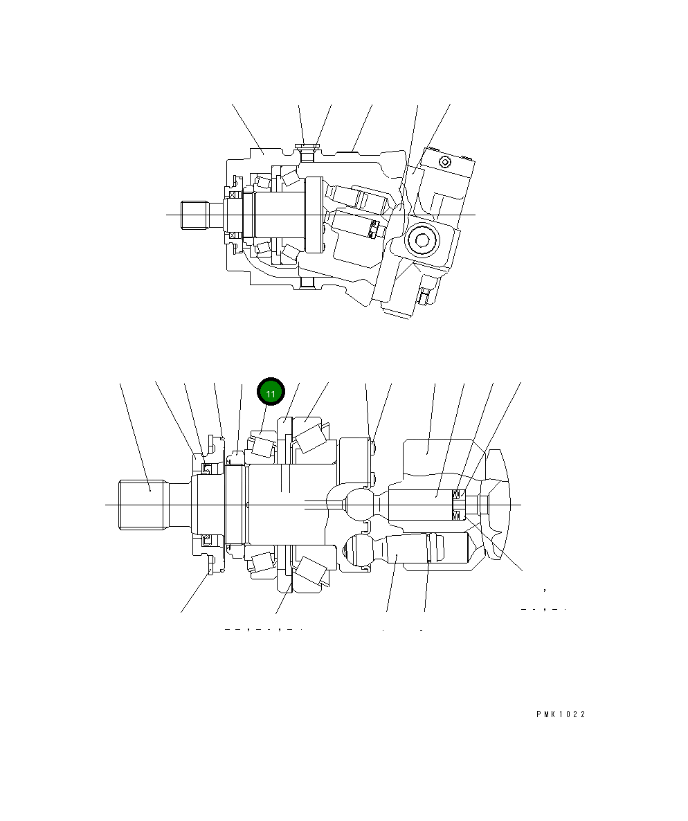 Подшипник UC1100292672  Komatsu
