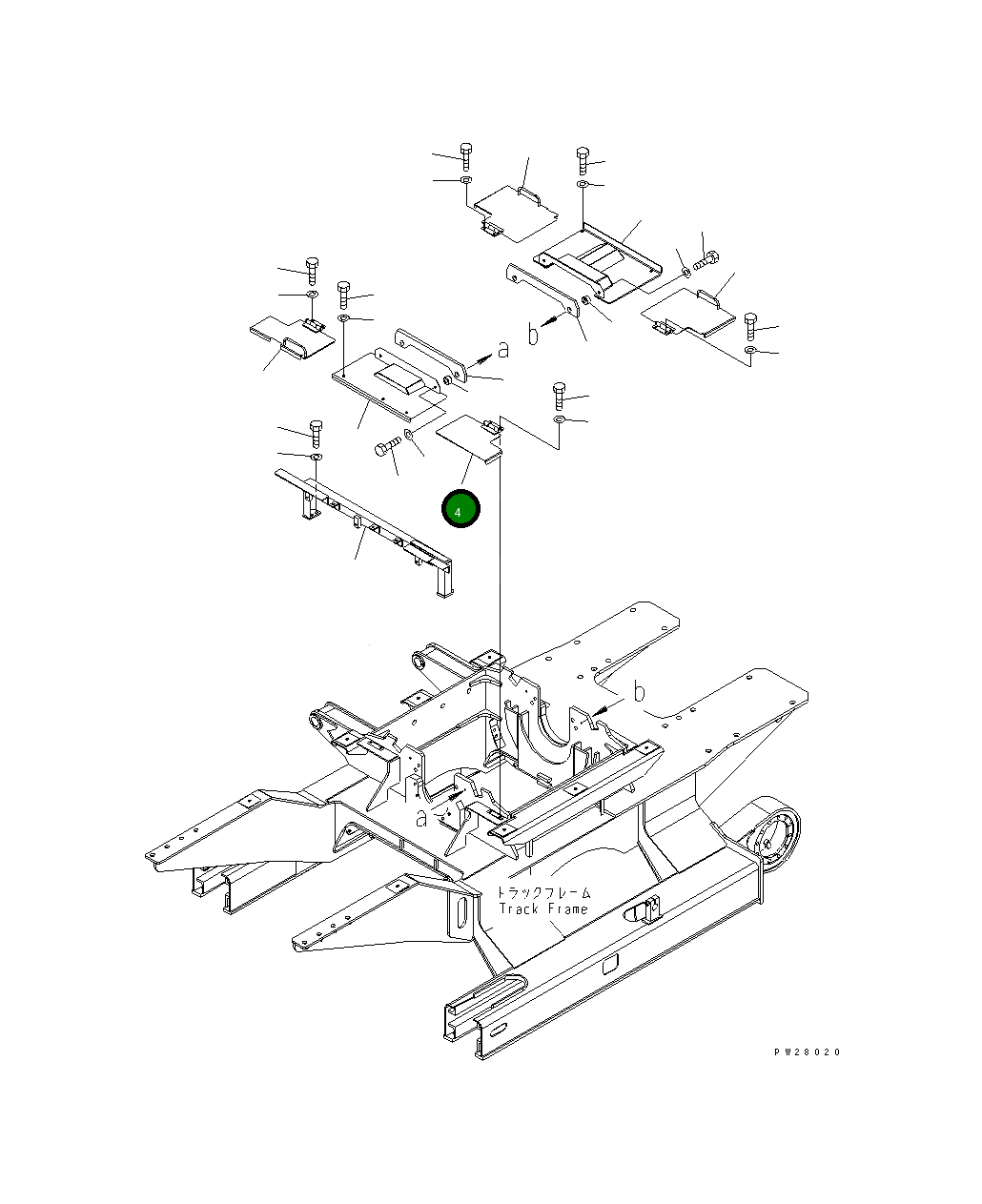 Крышка 8298-70-2521 Komatsu