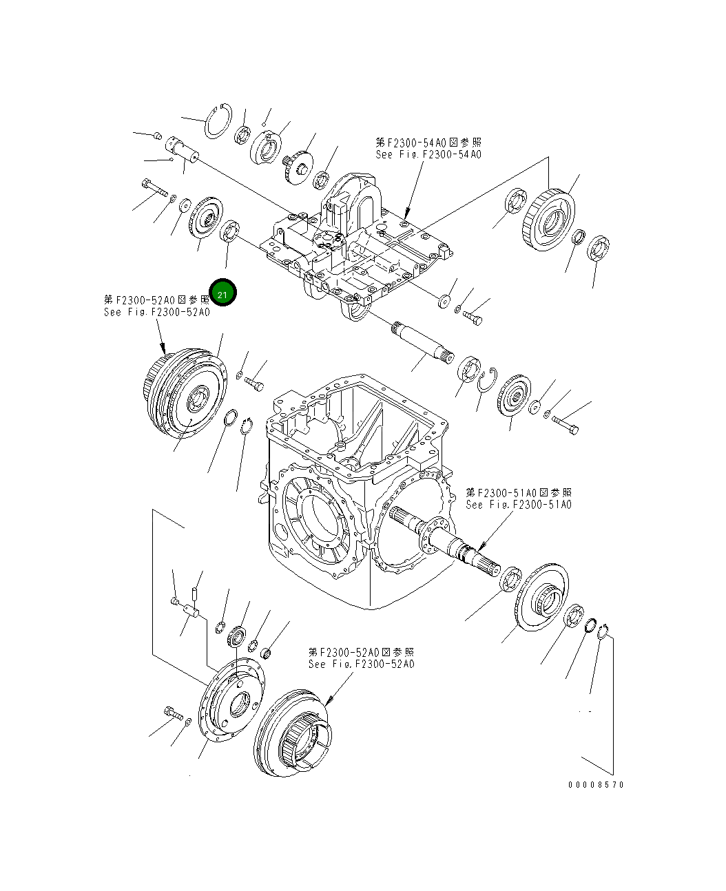 Подшипник 134-22-79320 Komatsu