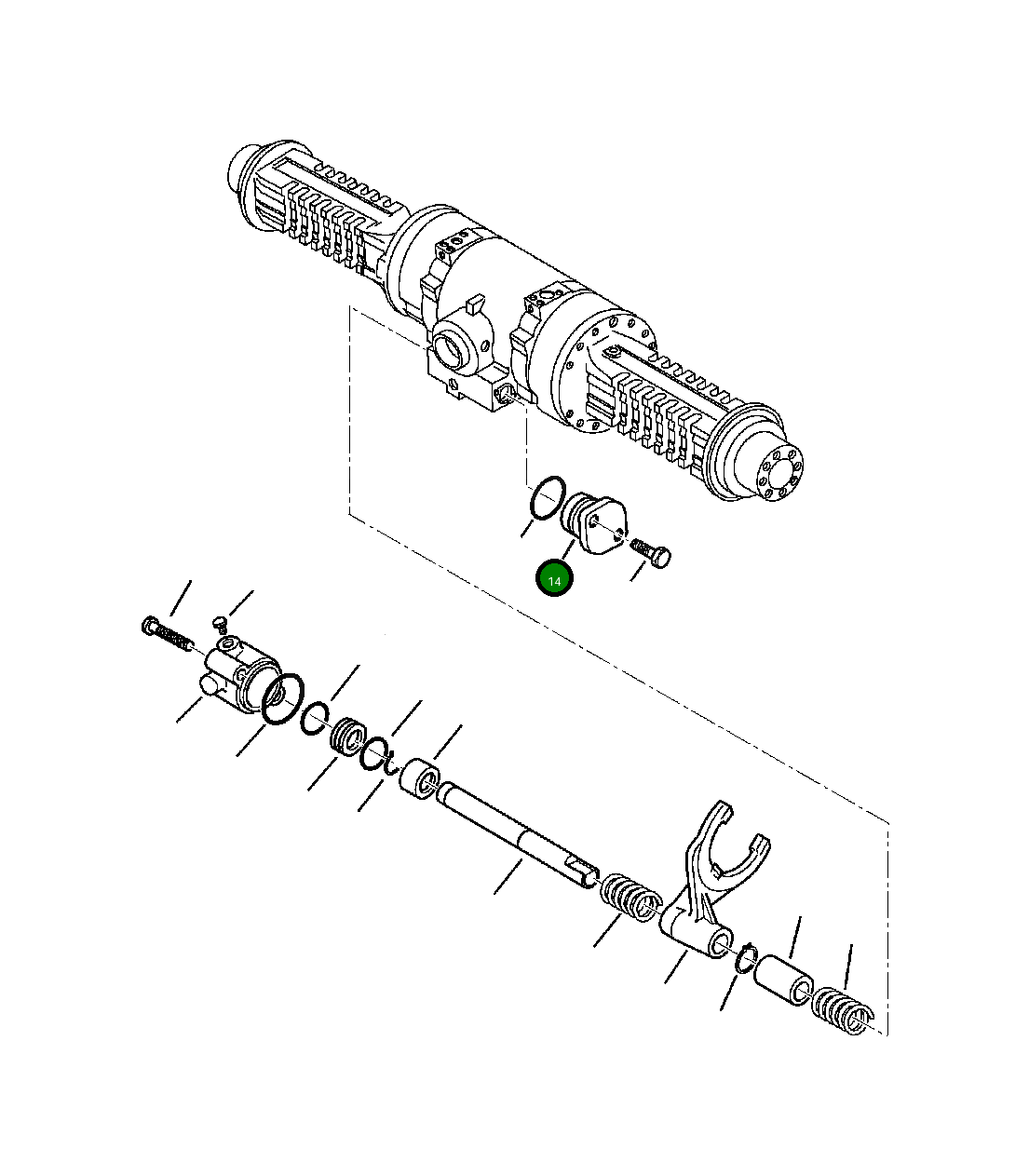 Крышка CA0126143  Komatsu