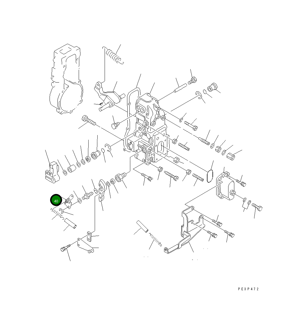 Рычаг DK154369-4520 Komatsu