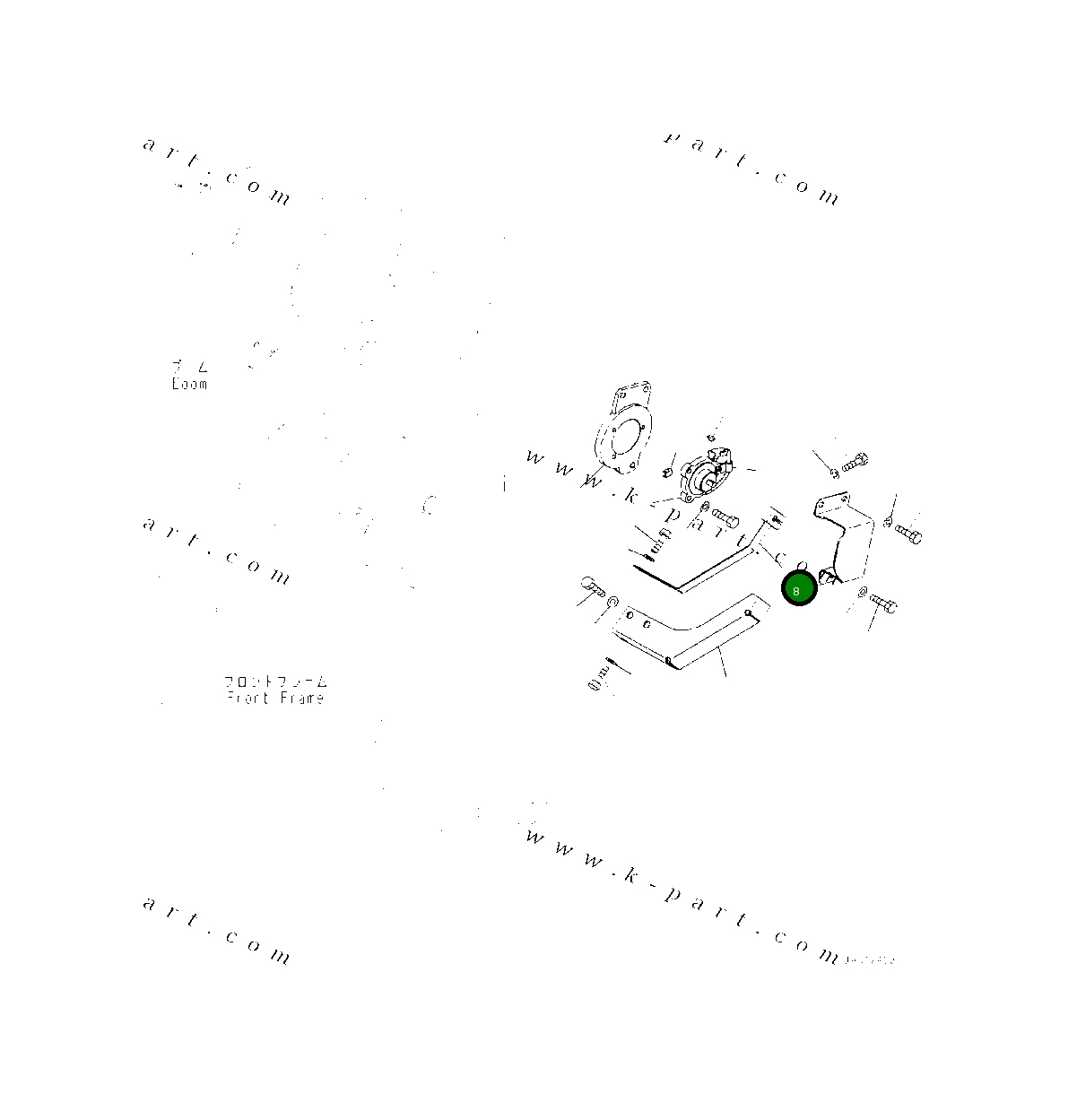 Рычаг 425-43-39311 Komatsu