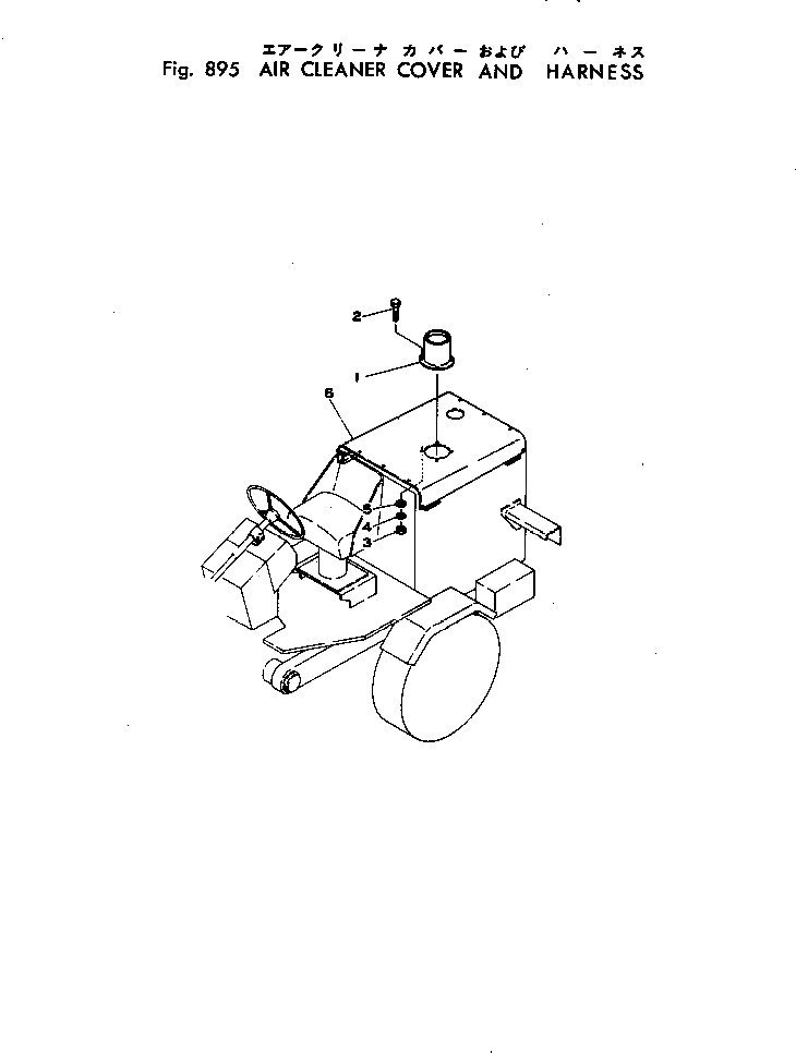 Крышка 236-802-1110 Komatsu