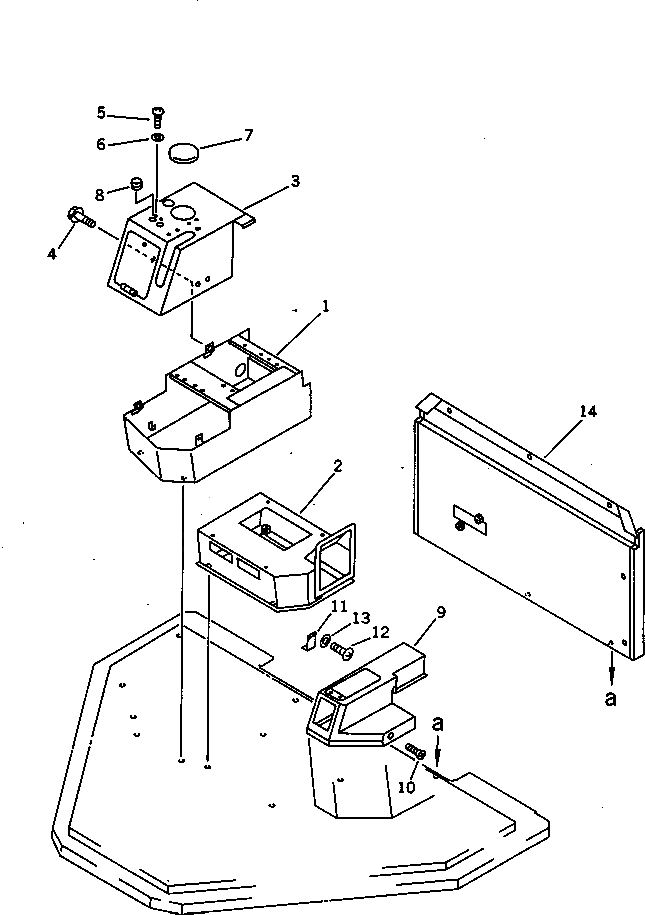 Крышка 418-944-1430 Komatsu