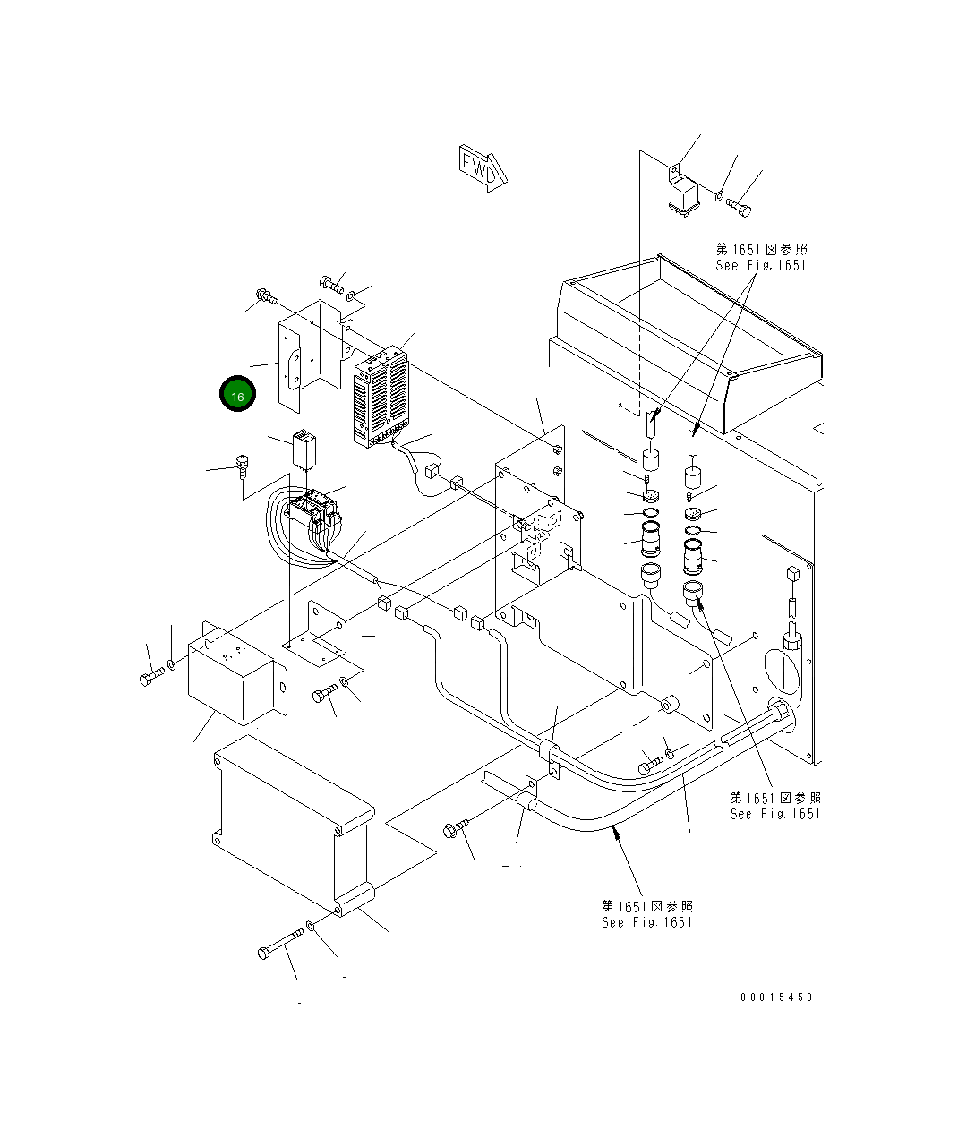 Крышка 23F-843-3670 Komatsu