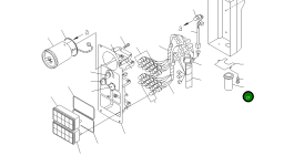 Крышка JS0533-01163 Komatsu