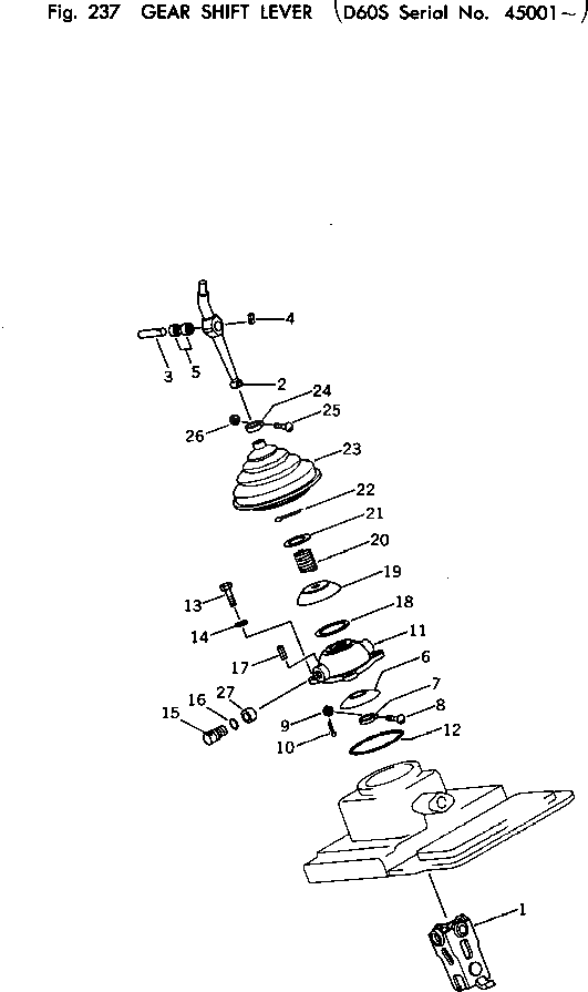 Рычаг 141-14-32622 Komatsu