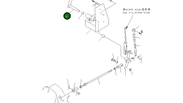 Рычаг 113-43-46330 Komatsu