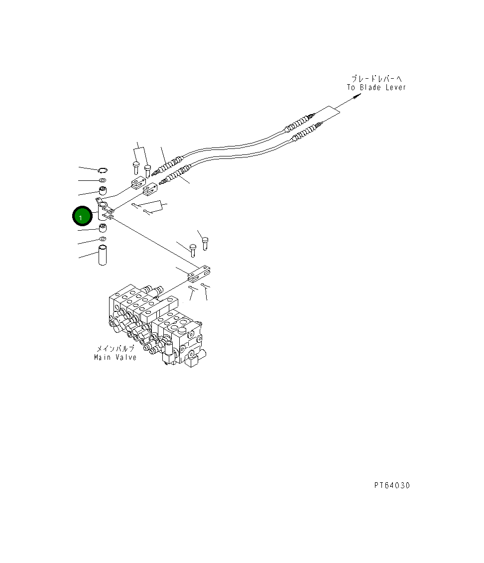 Рычаг 22L-43-11433 Komatsu