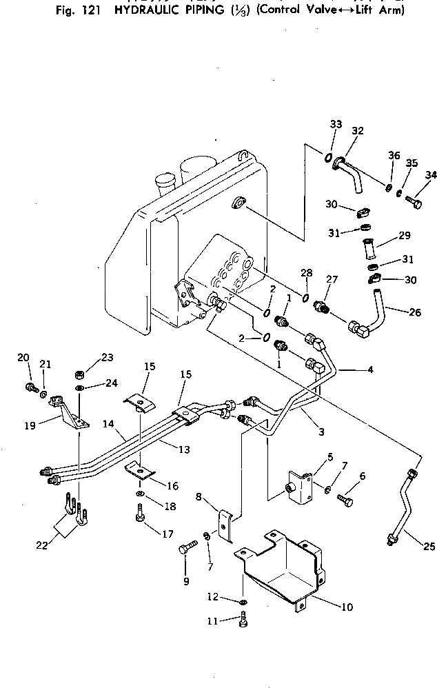 Крышка 125-Y23-3591 Komatsu