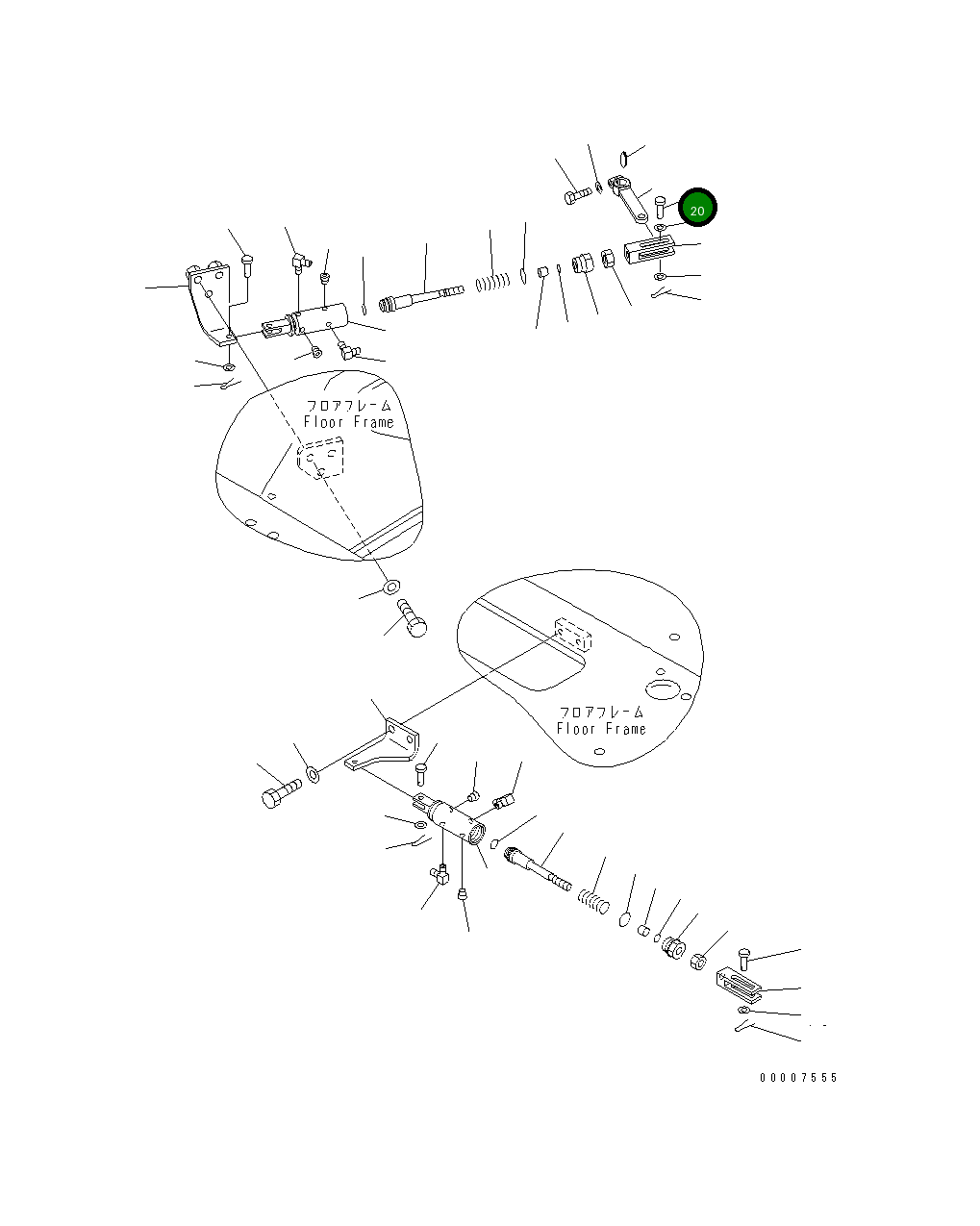 Рычаг 196-76-32171 Komatsu