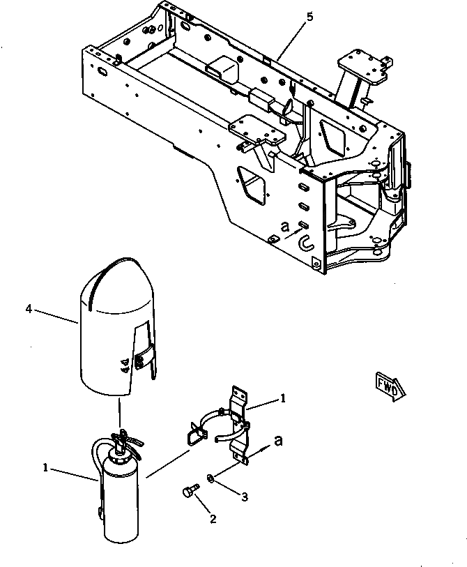 Крышка 418-W91-1140 Komatsu
