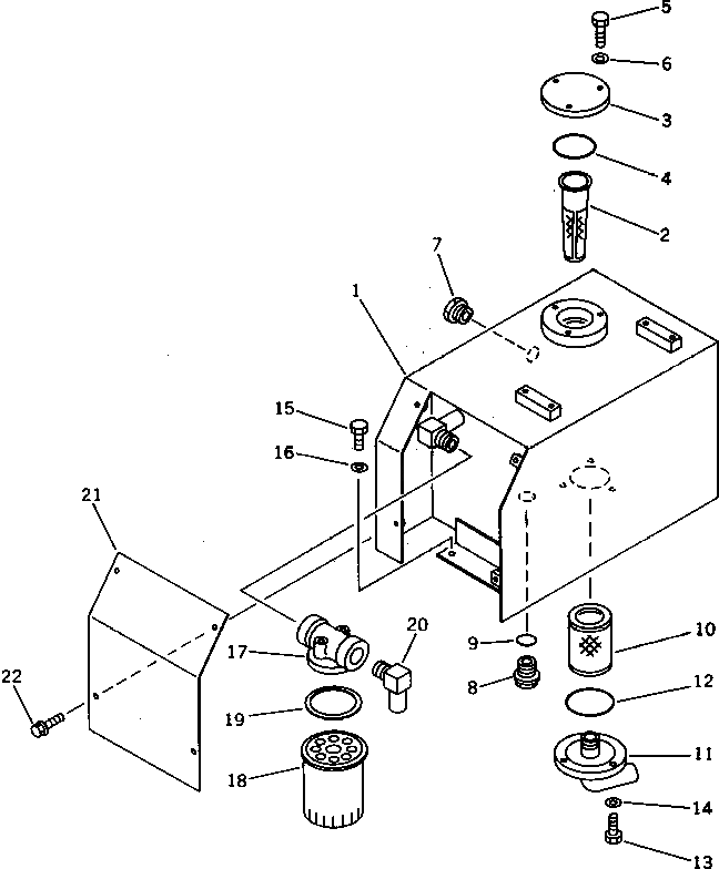 Крышка 20M-60-48130 Komatsu