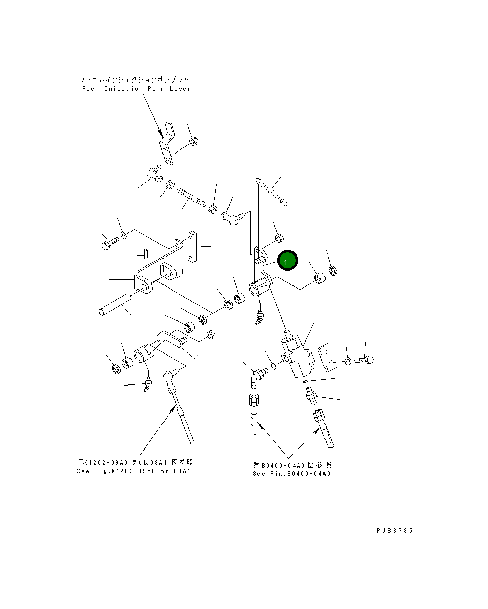 Рычаг 21T-43-72110 Komatsu