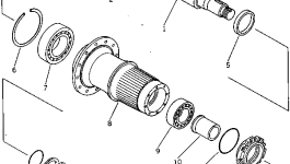 Шпонка 04000-01265 Komatsu
