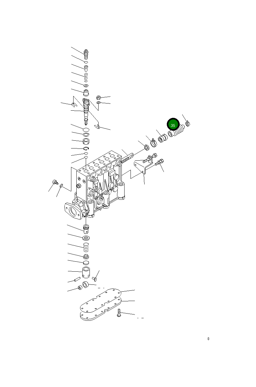 Крышка DK133510-3600 Komatsu