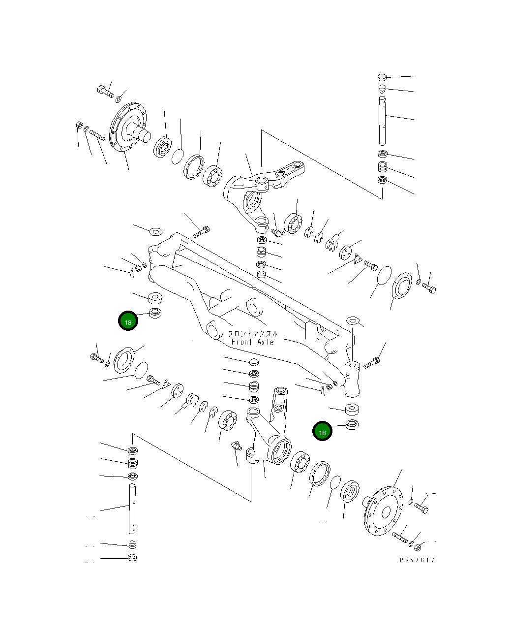 Подшипник 23A-27-11281 Komatsu
