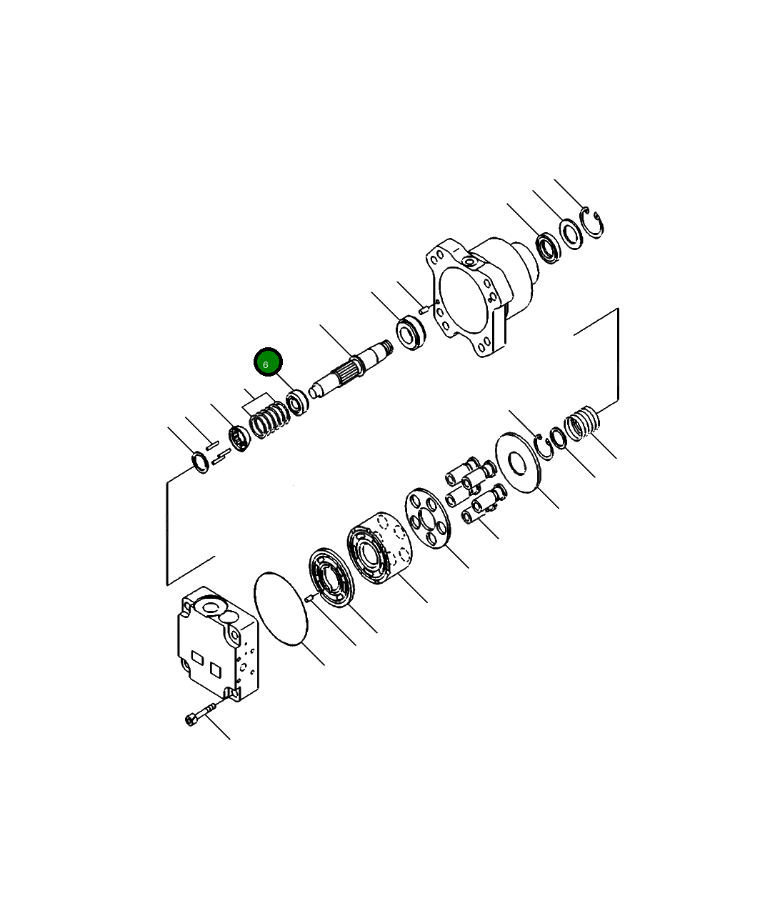 Подшипник 708-7S-12220 Komatsu