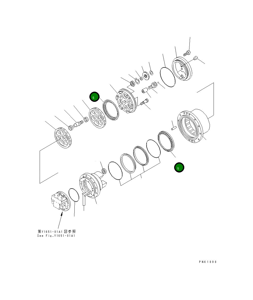 Подшипник TZ200B1021-00 Komatsu