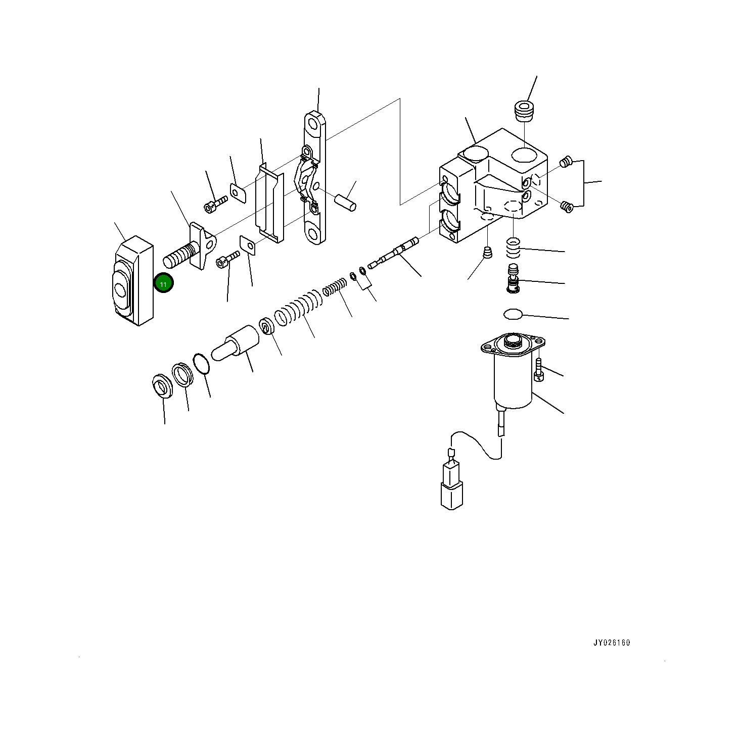 Рычаг 702-22-13180 Komatsu