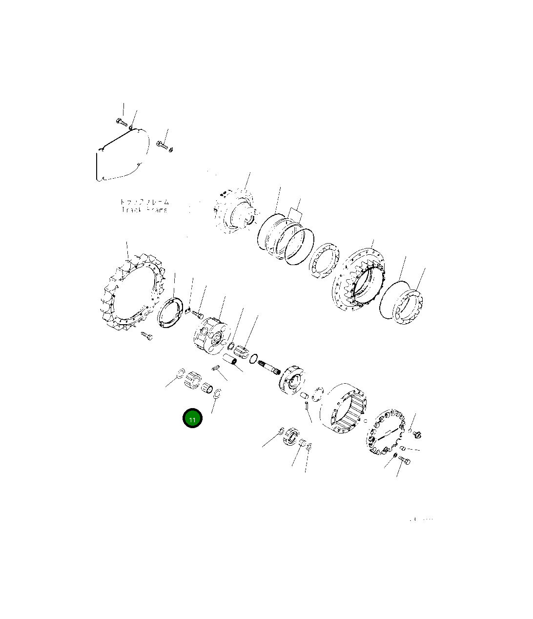 Подшипник 20Y-27-42210 Komatsu