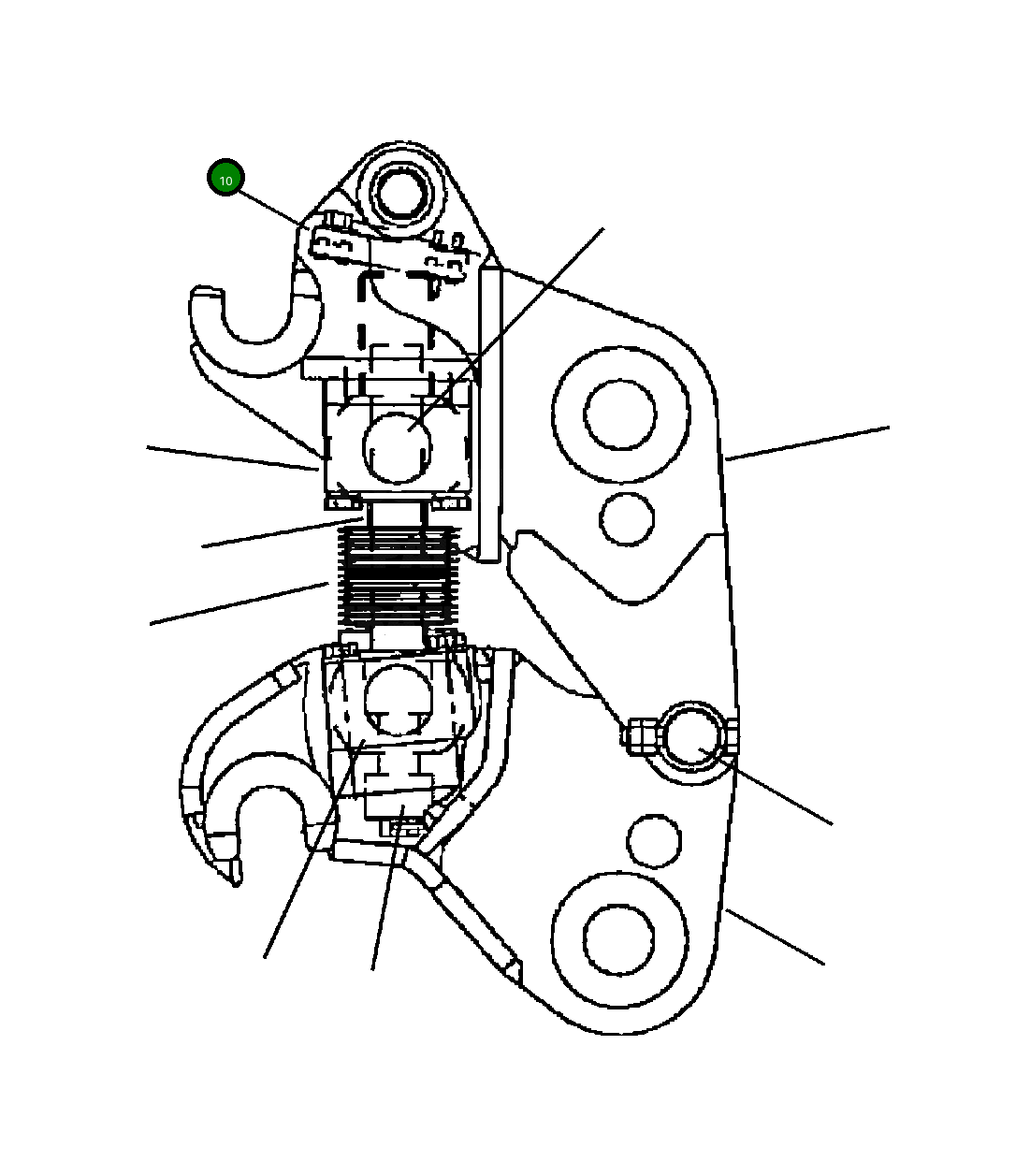 Крышка ME034-0-0661  Komatsu
