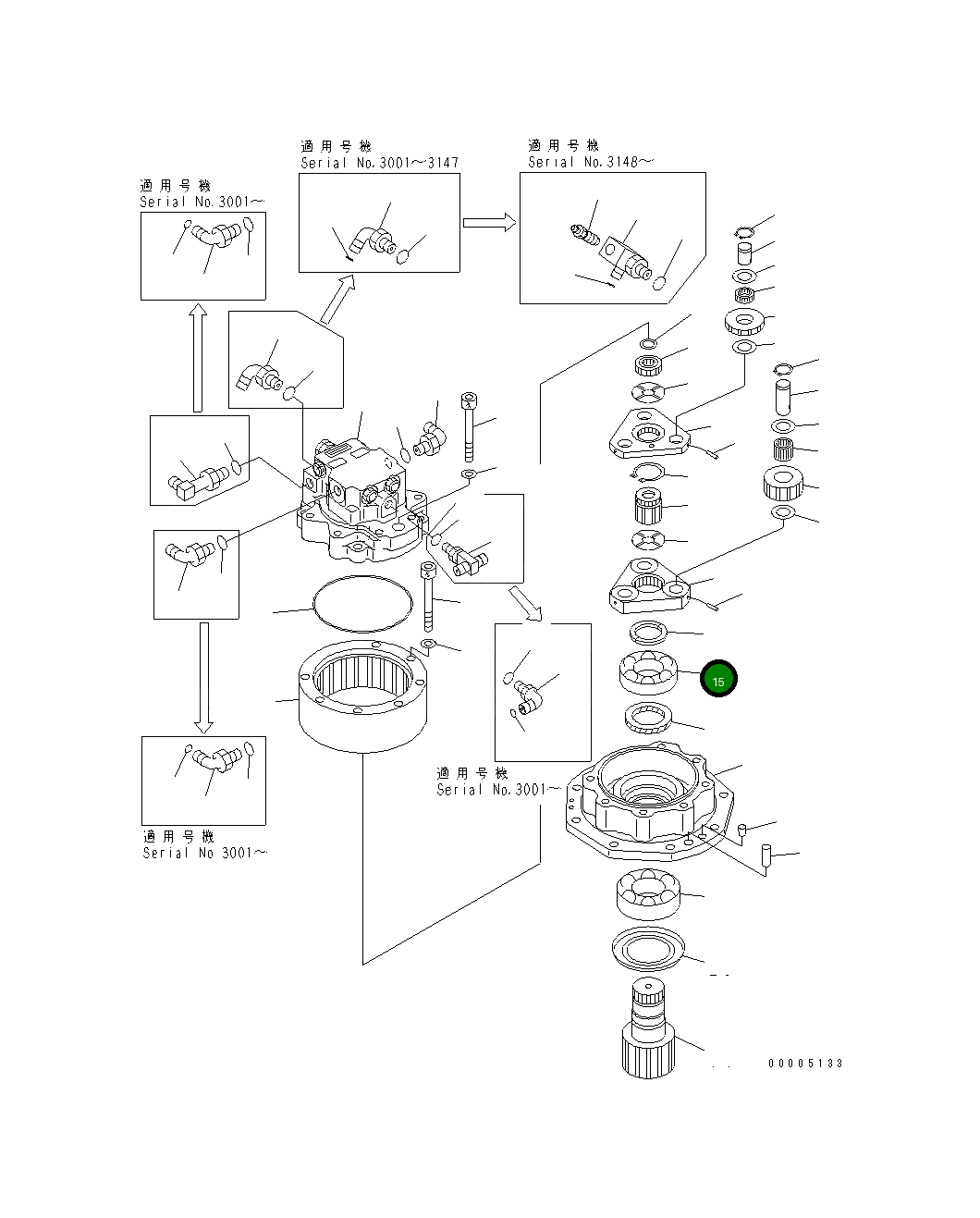 Подшипник 22M-26-11170 Komatsu