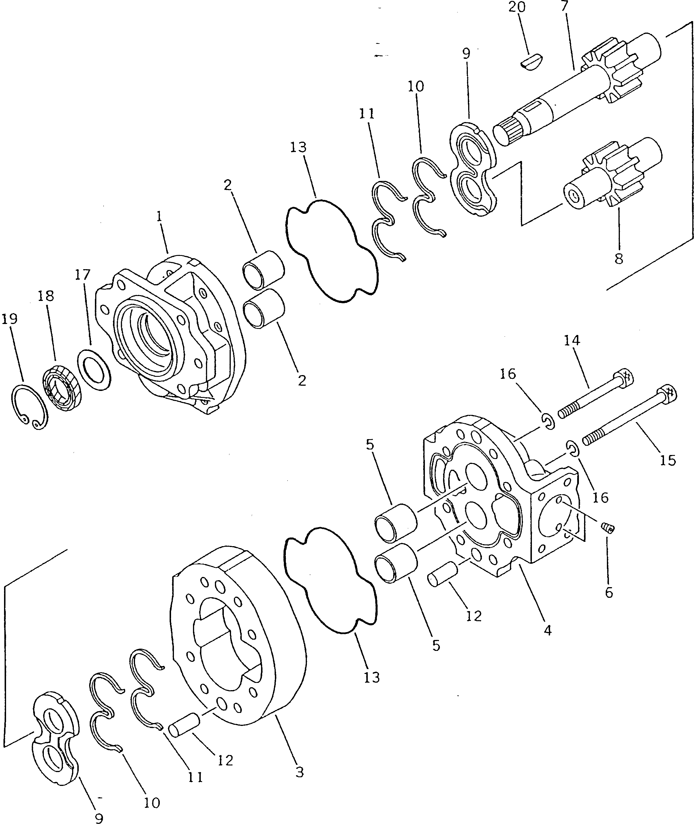 Крышка 705-18-04120  Komatsu