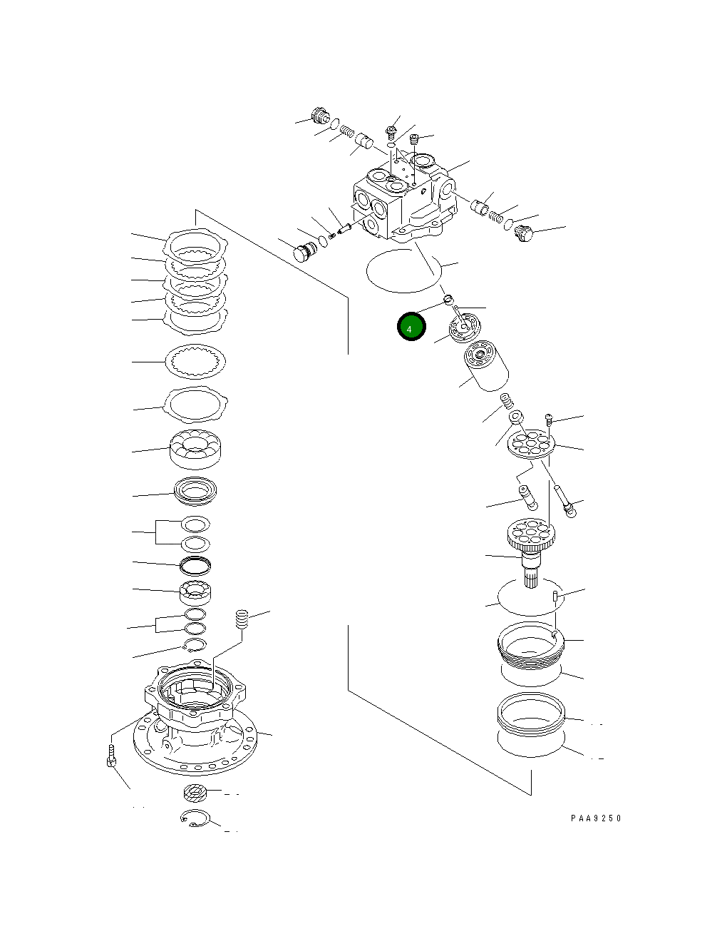 Подшипник 706-73-40010  Komatsu
