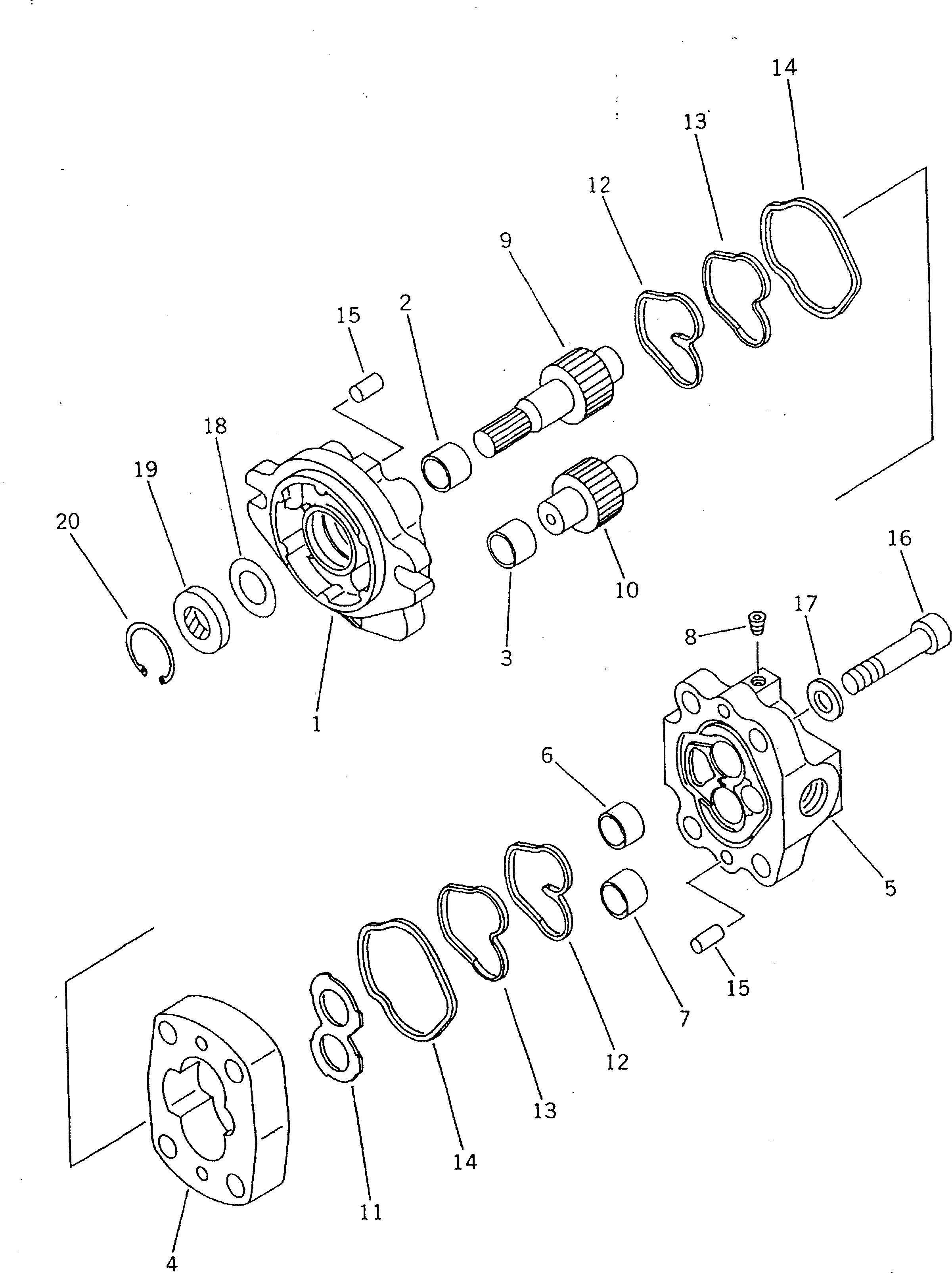 Крышка 705-41-80150  Komatsu