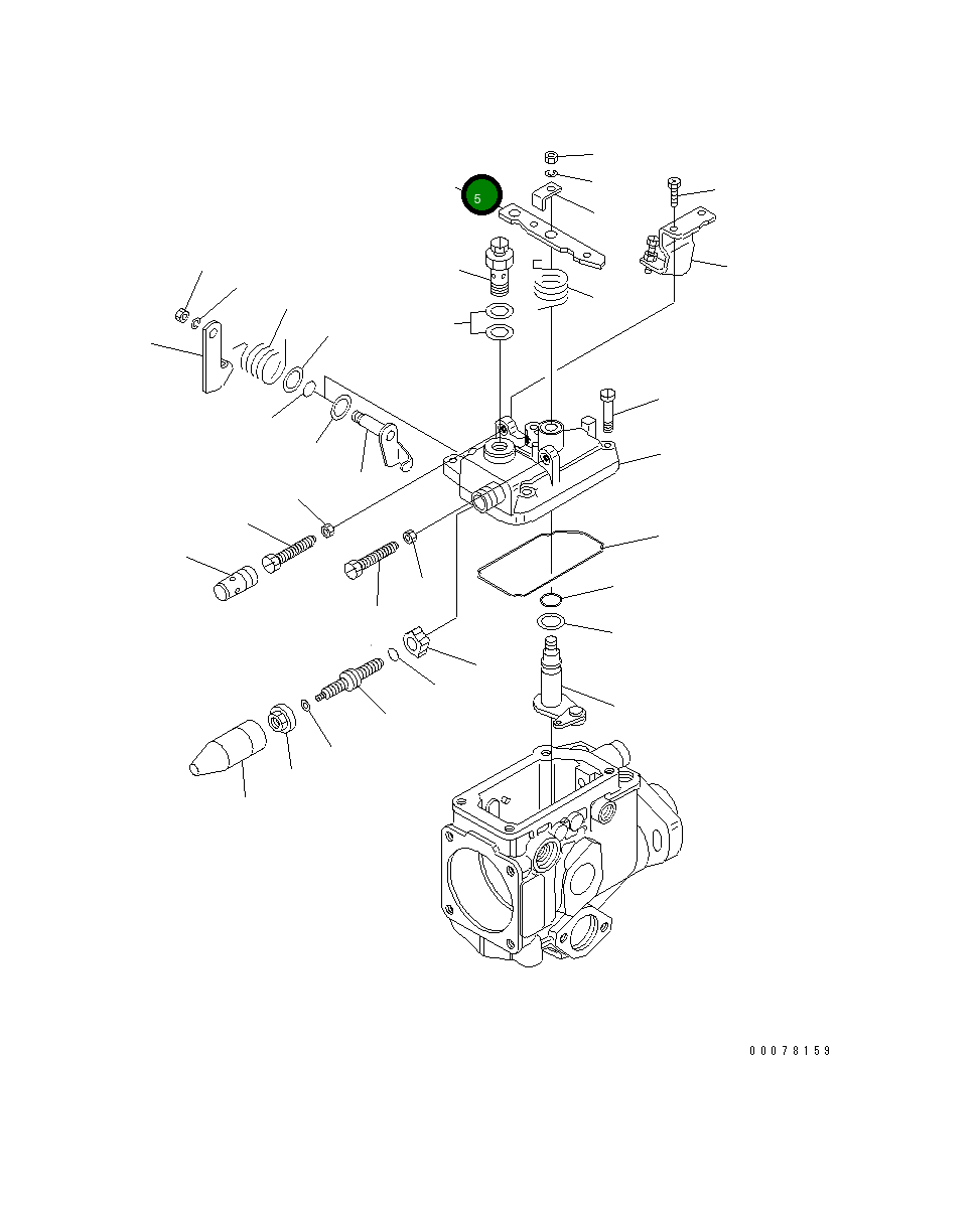 Рычаг DK146530-0000 Komatsu