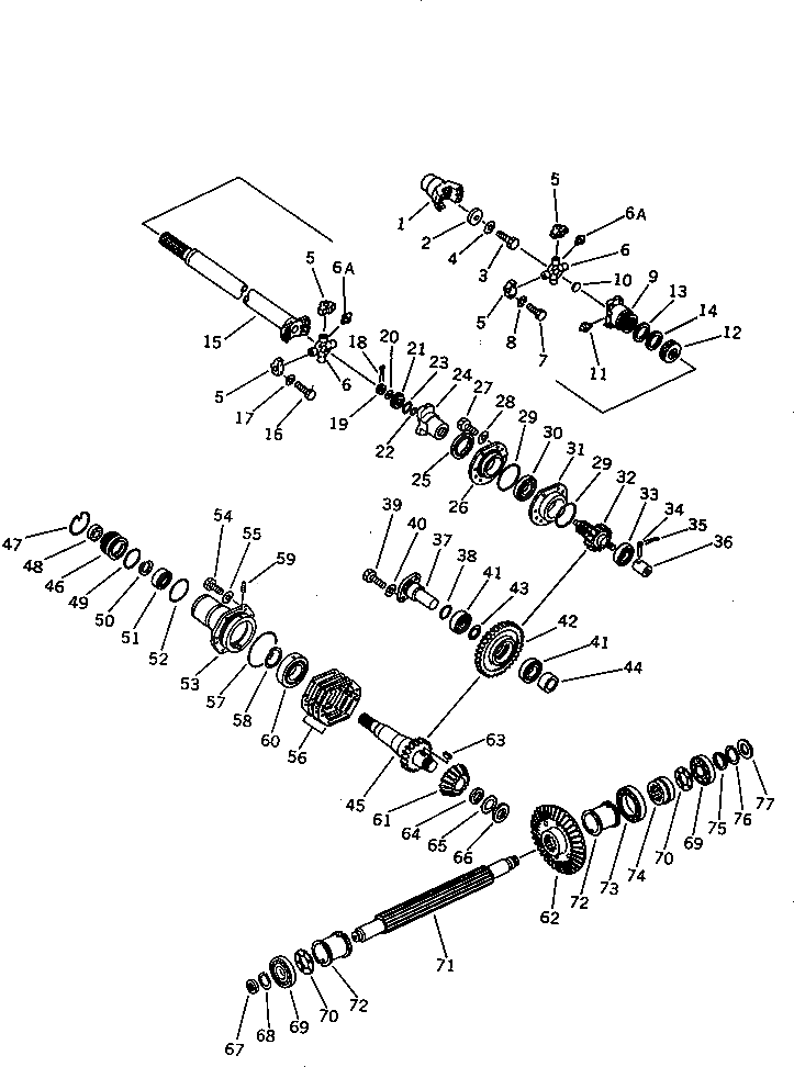 Подшипник 06043-00209 Komatsu