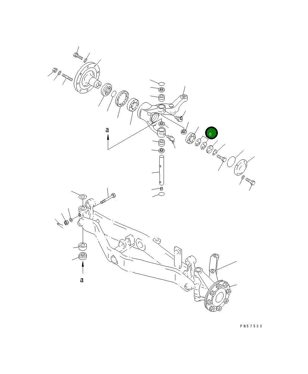 Подшипник 06002-33112 Komatsu