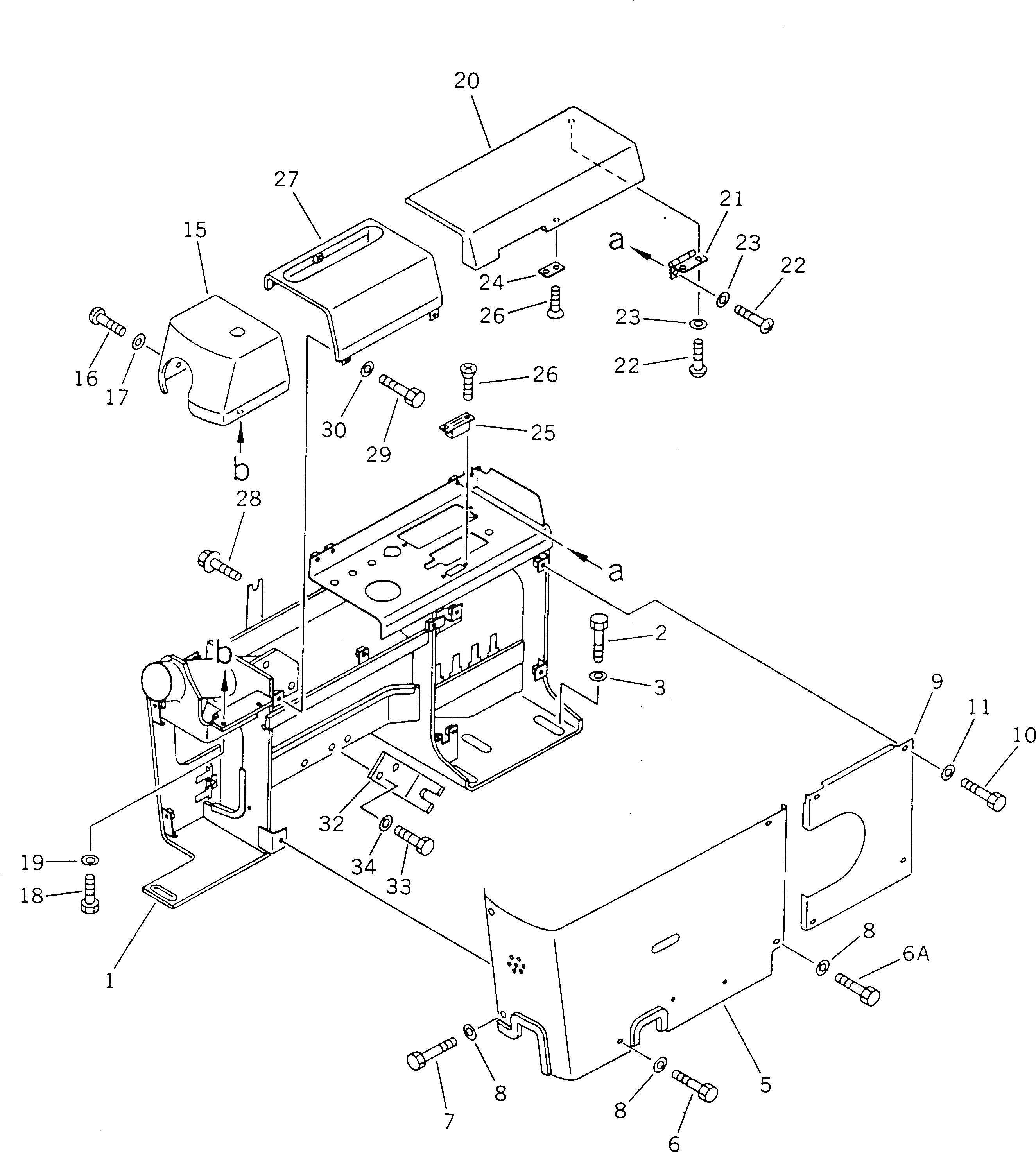 Крышка 20Y-977-1230 Komatsu