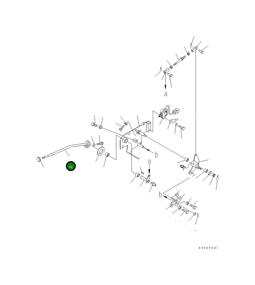 Рычаг 154-43-72361 Komatsu